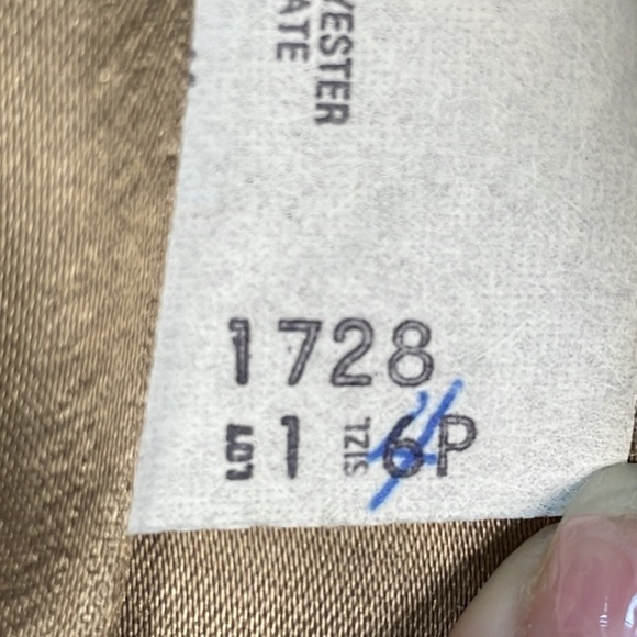 Vintage Mackintosh Heavy Knit Wool Jacket Blazer Marled Tan Brown Sz 6P - Picture 12 of 12